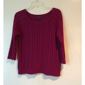 American Eagle M Fuchsia sweater